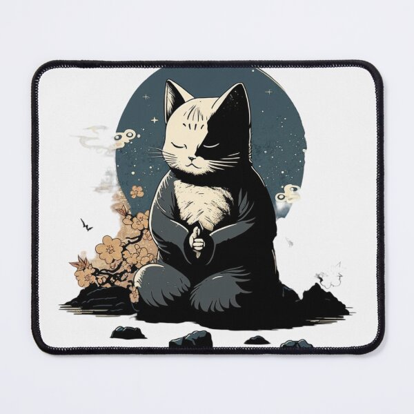 Item preview, Zen Cat Meditating designed and sold by reneromt.