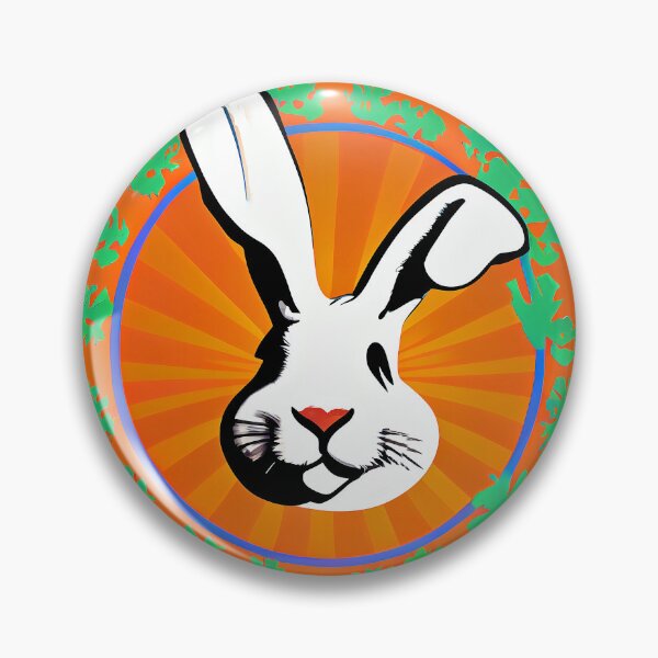 Artikelvorschau, Ein niedliches weißes Kaninchen-Logo, Mondjahr 2023 Tier ist das Kaninchen entworfen und verkauft von factory88.