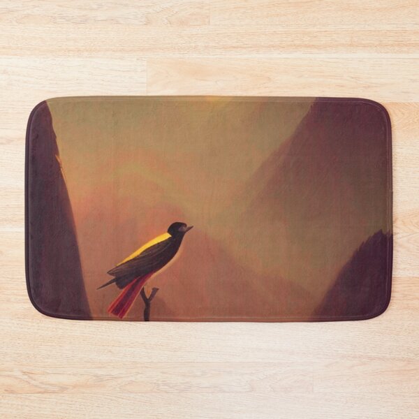 Item preview, Bird posing on a branch in the mountain at sunrise II designed and sold by PSYCO-art.