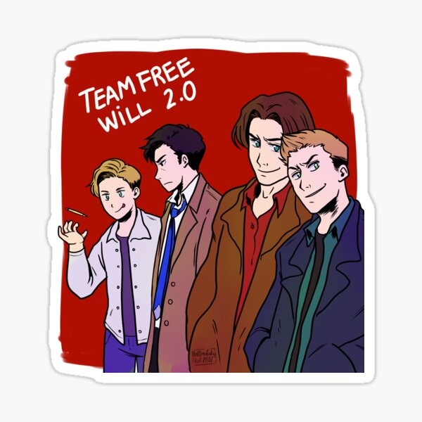  team free will 2 0 sticker by hellredsky redbubble