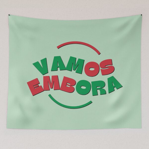 Item preview, Vamos Embora, popular Portuguese quote for "Let's GO"! designed and sold by Blended Designs ⭐⭐⭐⭐⭐.