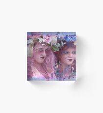 The Kostume Girls at the Mermaid Parade 2011 Acrylic Block