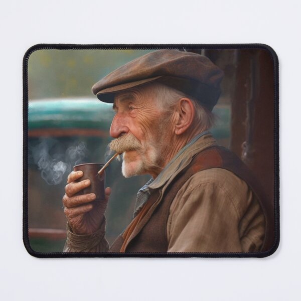 Item preview, A cup of coffee and an old man designed and sold by Shagrah.
