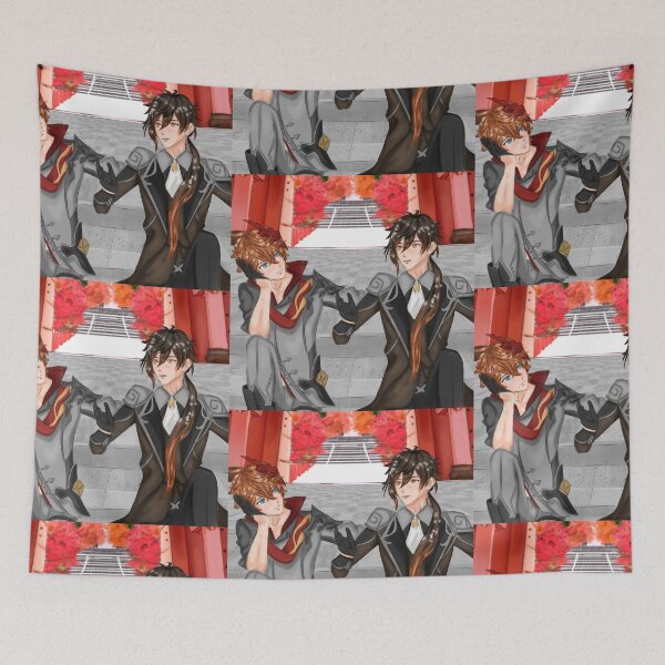 Item preview, Childe and Zhongli - Genshin Impact  designed and sold by shahdraws.