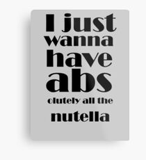 All The Nutella! Metal Print