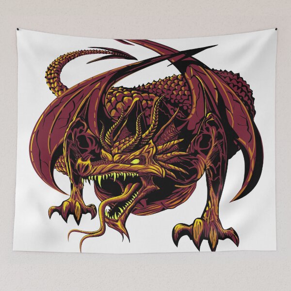 Item preview, vector dragon illustration designed and sold by DALIO666.