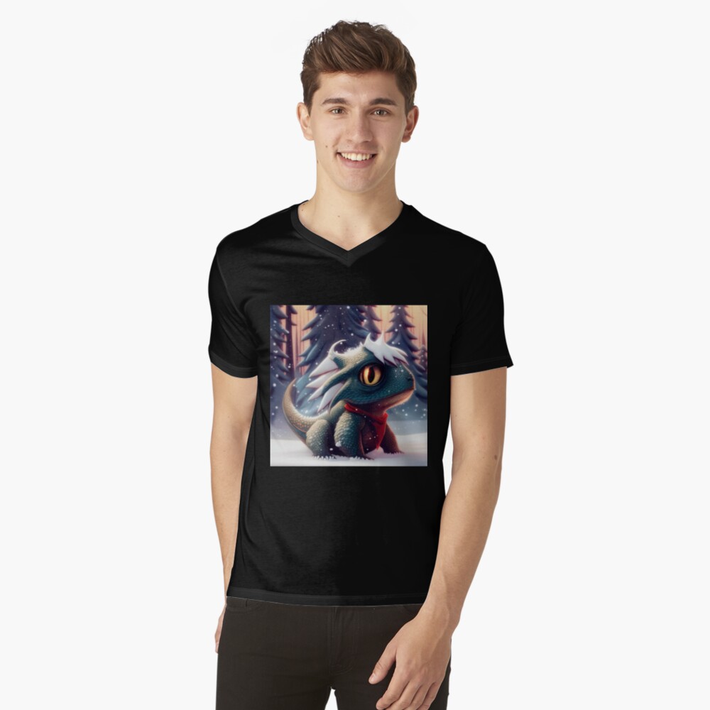 Item preview, V-Neck T-Shirt designed and sold by dragynrain.