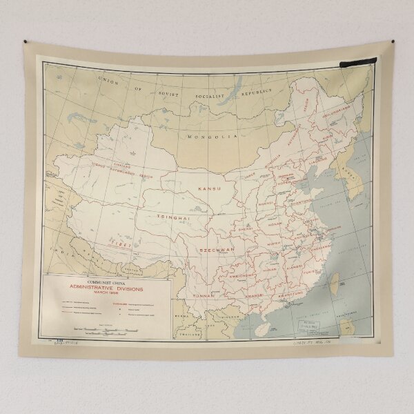 Item preview, Map of Communist China, Administrative Divisioins (March 1956) designed and sold by allhistory.