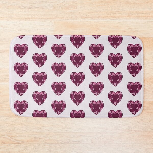 Item preview, Deep pink diamond heart designed and sold by Death-byart.