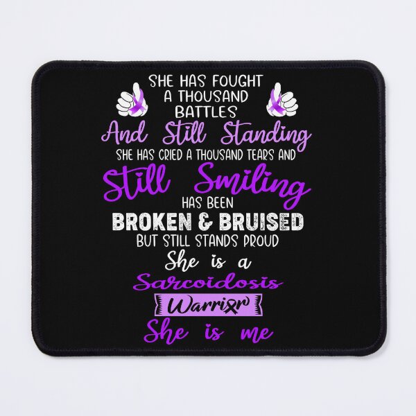 Item preview, Sarcoidosis Warrior SHE IS ME - Support Sarcoidosis Fighter Gifts designed and sold by Berriosly.