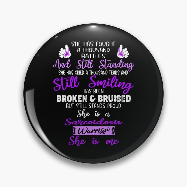 Item preview, Sarcoidosis Warrior SHE IS ME - Support Sarcoidosis Fighter Gifts designed and sold by Berriosly.