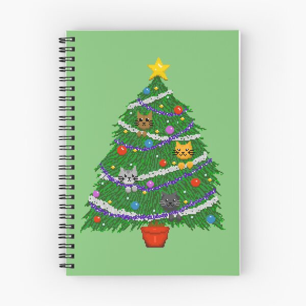 Item preview, Pixel Cat Christmas Tree designed and sold by Sixmod.