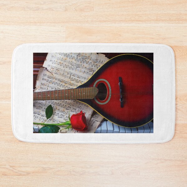 Item preview, Red Rose And Red Mandolin designed and sold by Garry Gay.