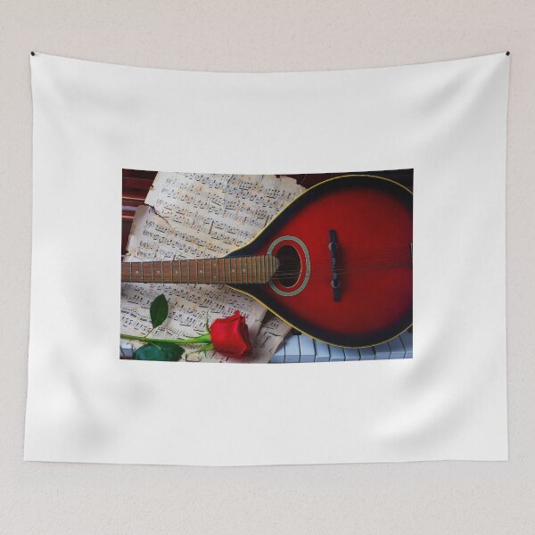 Item preview, Red Rose And Red Mandolin designed and sold by Garry Gay.