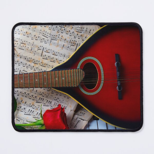 Item preview, Red Rose And Red Mandolin designed and sold by Garry Gay.