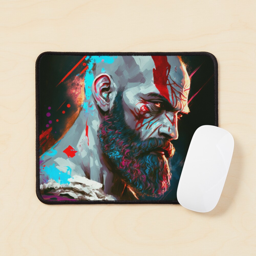 Fan-art KRATOS - GOD OF WAR (version 2) iPad Case & Skin by DreamMeArt