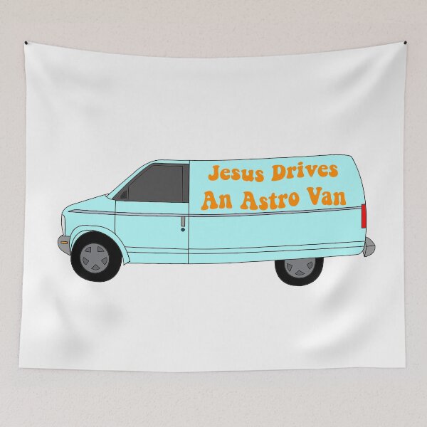 Item preview, Jesus Drives an Astrovan designed and sold by SocksAndBiscuit.