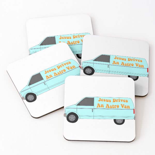 Item preview, Jesus Drives an Astrovan designed and sold by SocksAndBiscuit.
