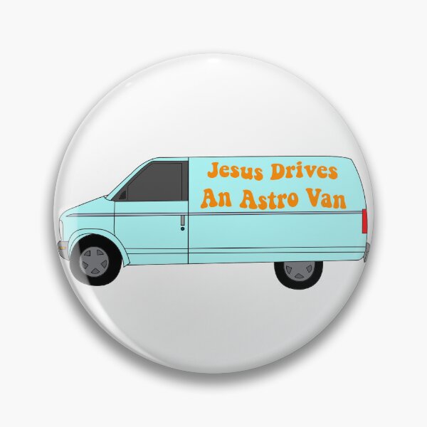 Item preview, Jesus Drives an Astrovan designed and sold by SocksAndBiscuit.