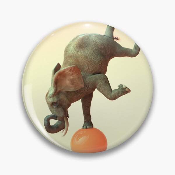Item preview, Elephant balancing on a ball designed and sold by professorguru.