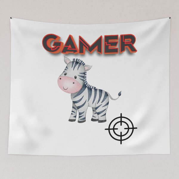 Item preview, Zebra Gamer - Official Zebra Gamer designed and sold by Tarikbouchmal.