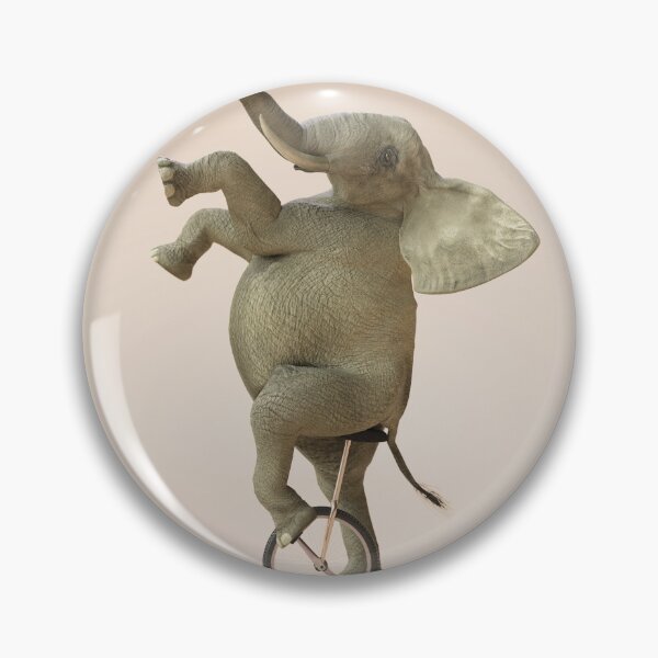 Item preview, Elephant riding a unicycle designed and sold by professorguru.