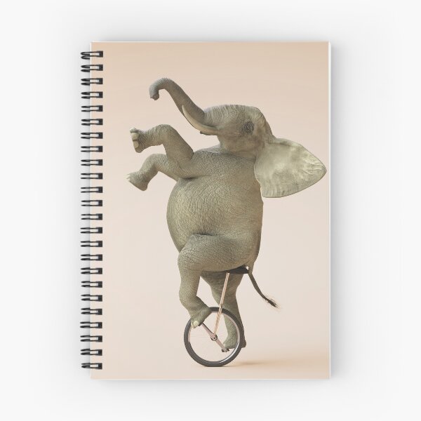 Item preview, Elephant riding a unicycle designed and sold by professorguru.