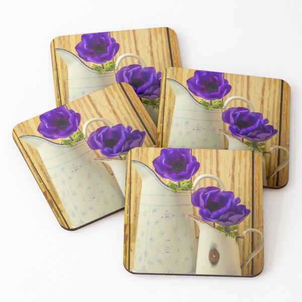 Item preview, Two French Pitches With Anemone Flowers designed and sold by Garry Gay.