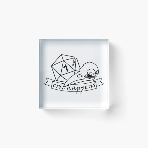 Item preview, Crit Happens designed and sold by DeStoya.