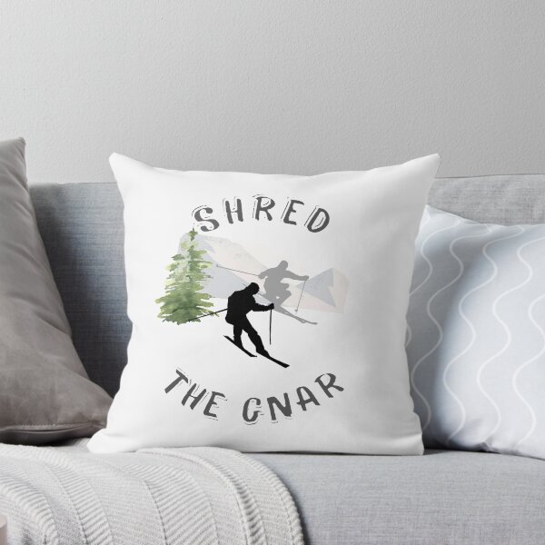 Item preview, Shred The Gnar Skiing Graphic Design T-Shirt designed and sold by Willow65625.