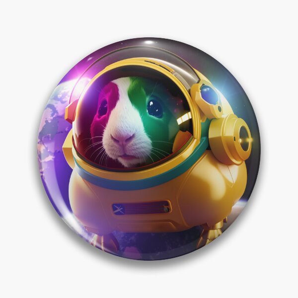 Item preview, Cute Space Guinea Pig designed and sold by AlePosters.