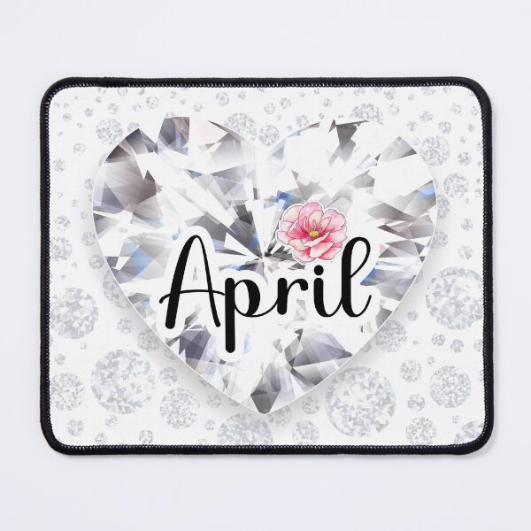 Item preview, Cute April Diamond Birthstone Gifts For April Borns & April Lovers designed and sold by Flowerartlovers.