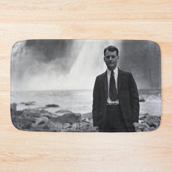 Item preview, Vintage Man at a Dam Genesee River, NY designed and sold by BGPickers.