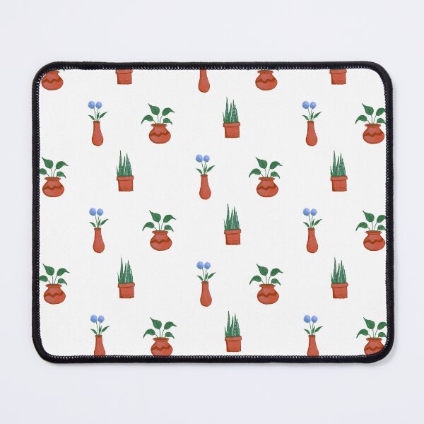 Item preview, Green Flowers and Plants in Terracotta Pots designed and sold by Wags2015.