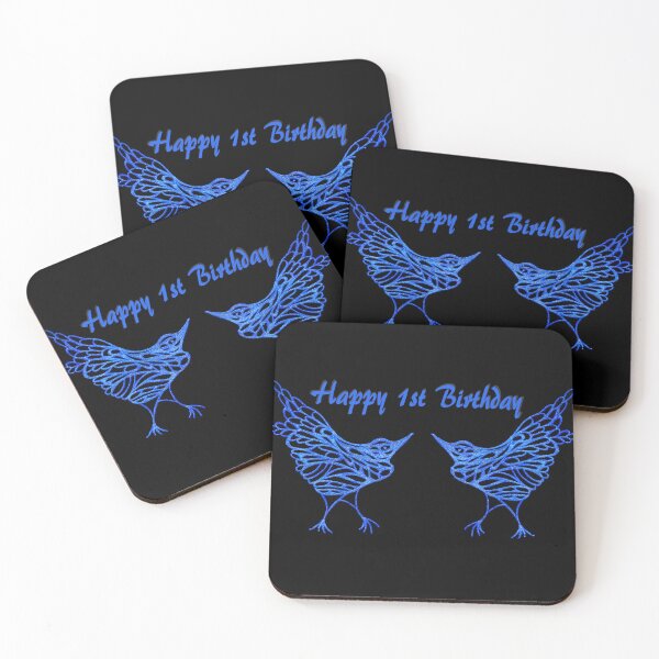 Item preview, Blue Happy 1st Birthday designed and sold by KazM.