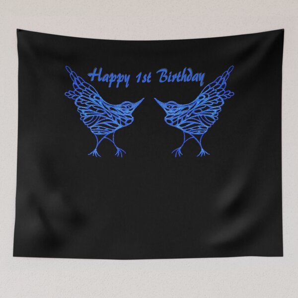 Item preview, Blue Happy 1st Birthday designed and sold by KazM.