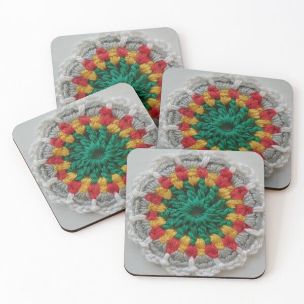 Item preview, crocheted a mandala - yarn - handmade // designed and sold by Lillrose.