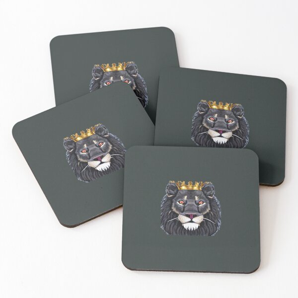 Item preview, black lion designed and sold by madeofdraem.