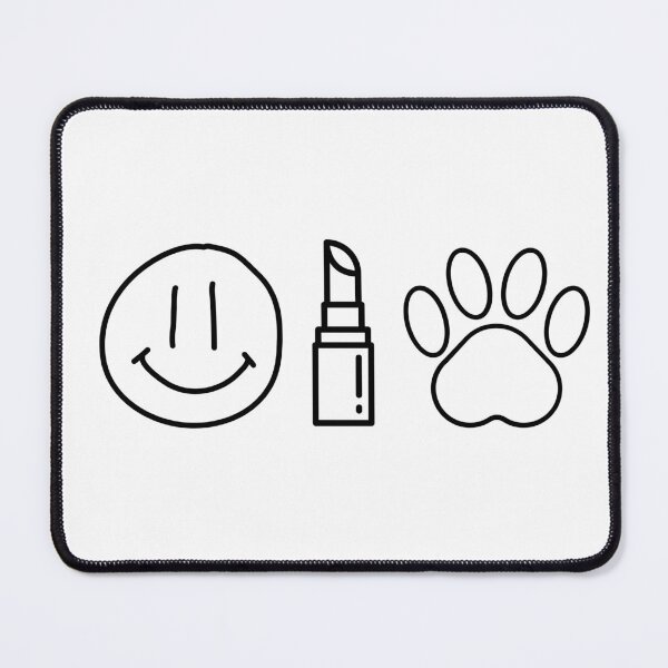 Item preview, Be More Chill - Smiley Face, Lipstick, Kitty Paw designed and sold by chilly149.