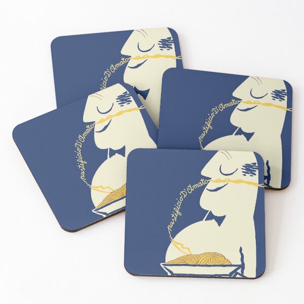 Item preview, Vintage Italian Pasta Poster Whimsical Food Art Italy designed and sold by Glimmersmith.
