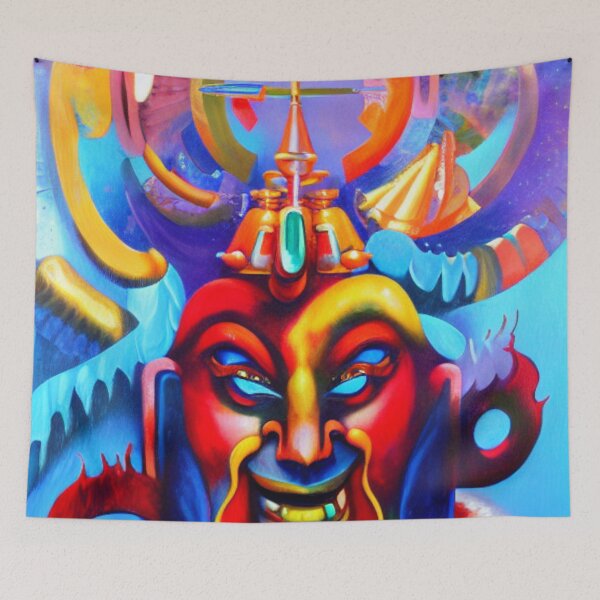 Item preview, Psycho Madness - Red Deity designed and sold by PsychoMadness.