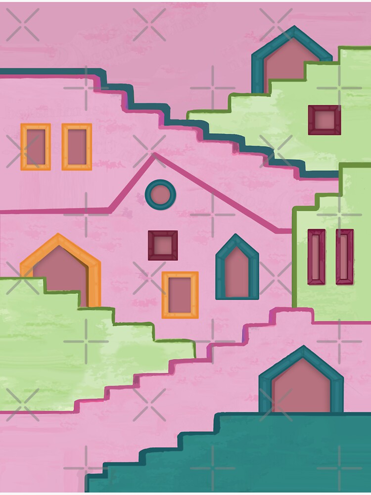 "Squid Game Stairs" Sticker for Sale by mynameisliana Redbubble