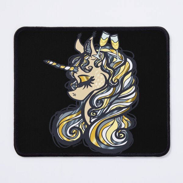 Item preview, New Years Eve Unicorn designed and sold by JanGrackle.
