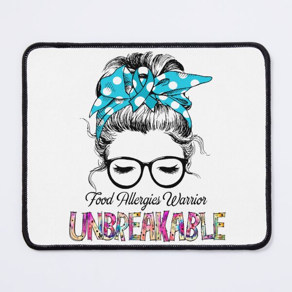 Item preview, Food Allergies Warrior - UNBREAKABLE - Food Allergies Ribbon designed and sold by Tifrop.