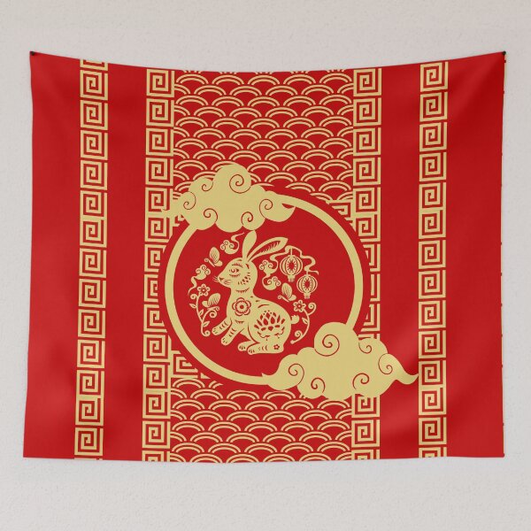 Item preview, Year of the Rabbit Pattern 6 designed and sold by SimplyMe-Plus.