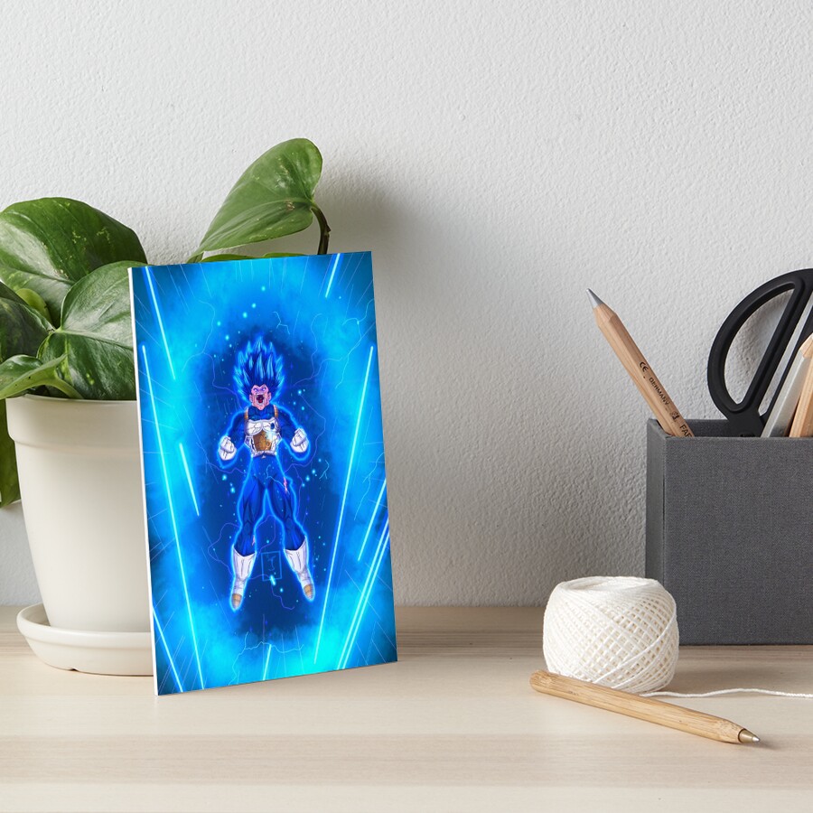 Super Saiyan BLUE EVOLUTION VEGETA Art Board Print for Sale by Quietyou