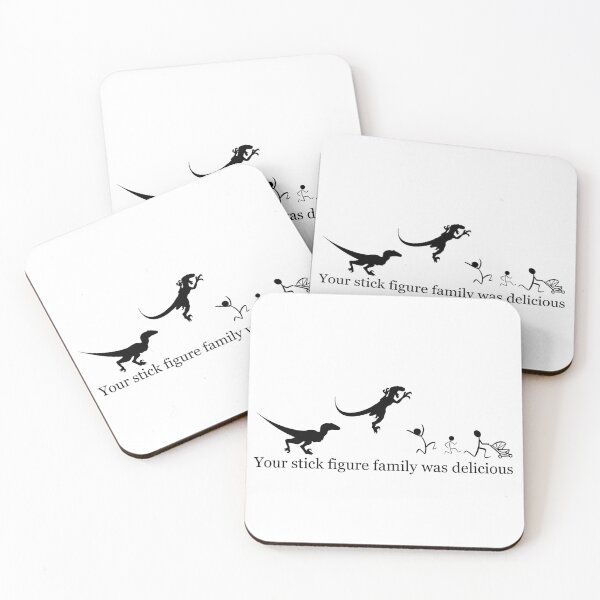 Item preview, Raptors - Your Stick Figure Family was Delicious designed and sold by bfree0017.