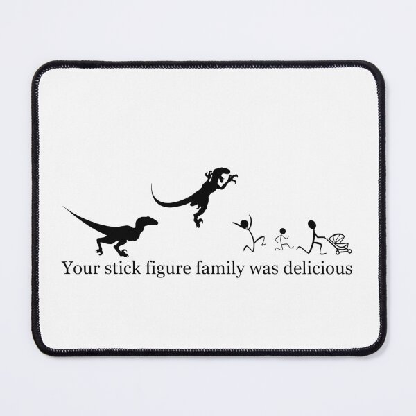 Item preview, Raptors - Your Stick Figure Family was Delicious designed and sold by bfree0017.
