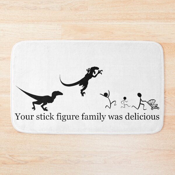 Item preview, Raptors - Your Stick Figure Family was Delicious designed and sold by bfree0017.