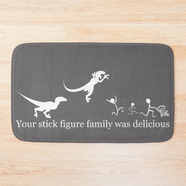 Item preview, Raptors - Your Stick Figure Family was Delicious designed and sold by bfree0017.